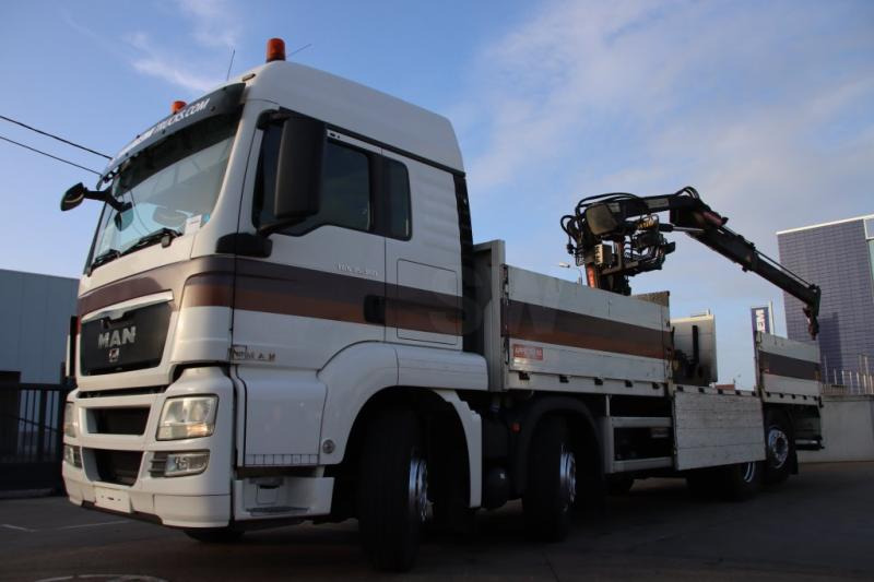 Leie MAN TGS 35.360 BL-8x2-HIAB 085 MAN TGS 35.360 BL-8x2-HIAB 085: bilde 1