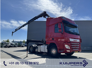 Trekkvogn DAF CF 440 FTP SC / HMF 2120 K5 Crane / 6x2 / 805 dkm / APK TUV 03-25: bilde 1