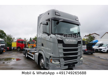 Container-transport/ Vekselflak lastebil SCANIA S 450