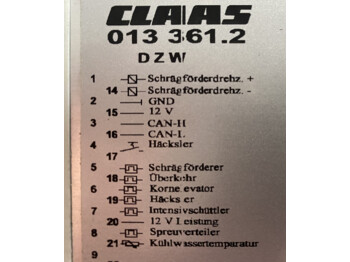 Styreenhet CLAAS