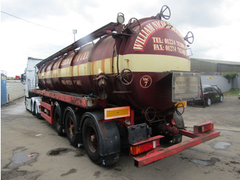 Tanksemi VACUUM TANKER TRAILER TRI AXLE 1996 STEEL TANK FITTED WITH 3CYL PERKINS DONKEY ENGINE: bilde 3