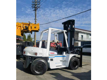 Dieseltruck Used TCM 7 TON Forklift Cheap Price diesel Engine TCM FD70 Second-hand Forklift: bilde 5