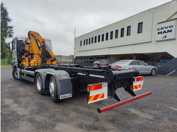 Krokbil, Kranbil MAN TGX 26.400 Euro5 containersysteem kraan Effer 145 remote: bilde 5