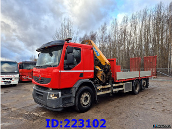 Planbil RENAULT Lander 430.26 6x2  + Crane EFFER 225/5S: bilde 2