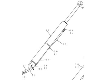 Hydraulisk sylinder CASE