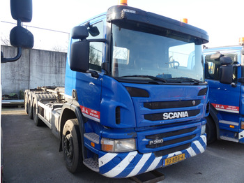 Krokbil REF :7529 - Camion porte-conteneurs Scania P 360 B 8X4*4 (2012-645.072 km): bilde 2