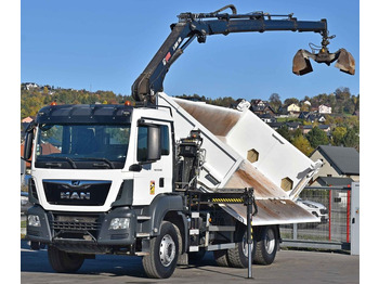 Tippbil, Kranbil MAN TGS 33.360 *KIPPER 4,80m *HIAB X-DUO 148 B-3*6x4: bilde 3