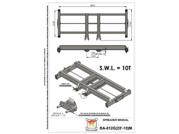 Havneutstyr TEC Container - BA-012G (20 FT): bilde 2