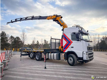 Kranbil, Planbil Volvo  FH 16 520 6x2 EFFER 370 Winch Crane Kran: bilde 5