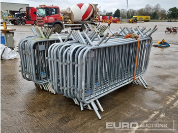 Anleggsmaskiner Bundle of Metal Pedestrian Safety Barriers (2 of): bilde 3