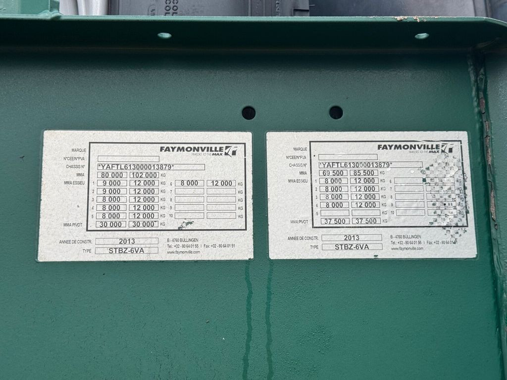 Leie Faymonville STBZ-6VA Tieflader 4+2 Achse + Schwerlast *83 T  Faymonville STBZ-6VA Tieflader 4+2 Achse + Schwerlast *83 T: bilde 19