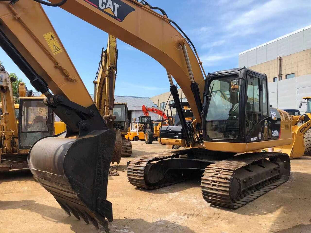 Beltegraver Cat caterpillar 320D: bilde 6