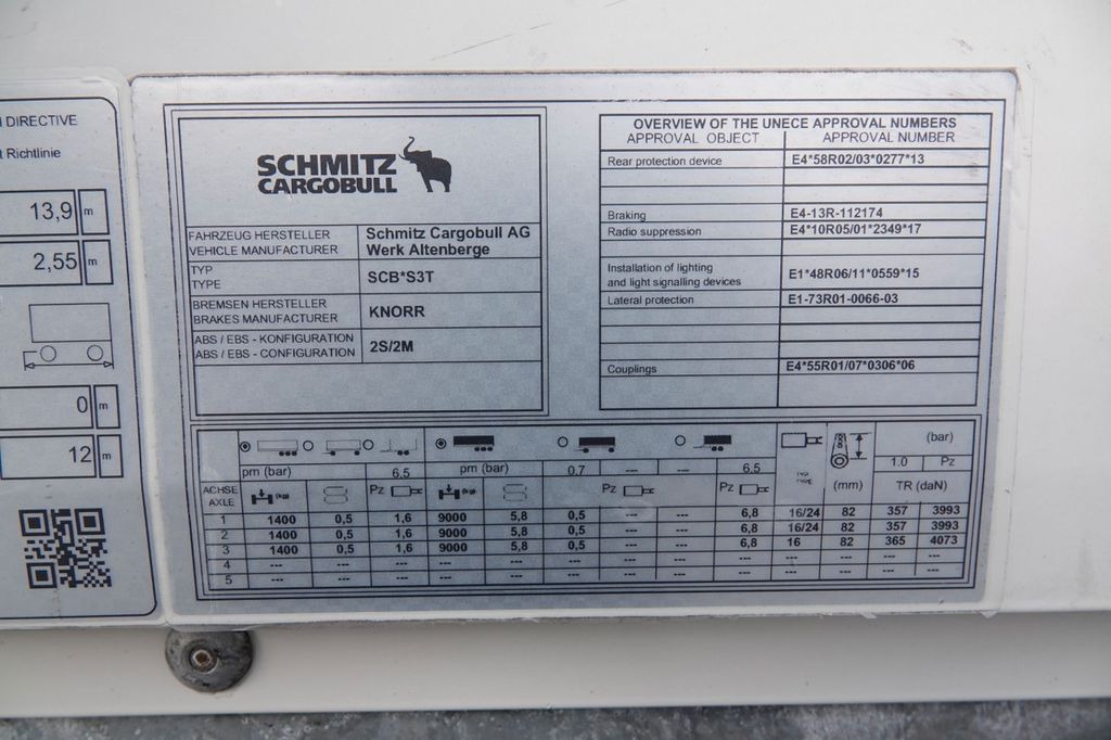 Gardintrailer Schmitz Cargobull FIRANKA / STANDARD / 2 OSIE PODNOSZONE / MAŁO UŻ: bilde 19