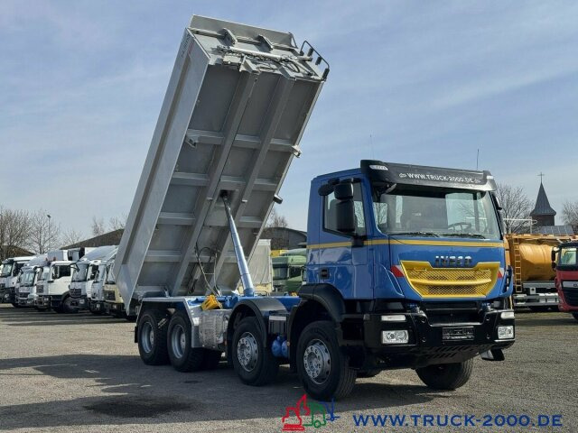 Tippbil Iveco 340T45 Trakker 8x4 Bordmatik Links+Hinten 351TKM: bilde 15