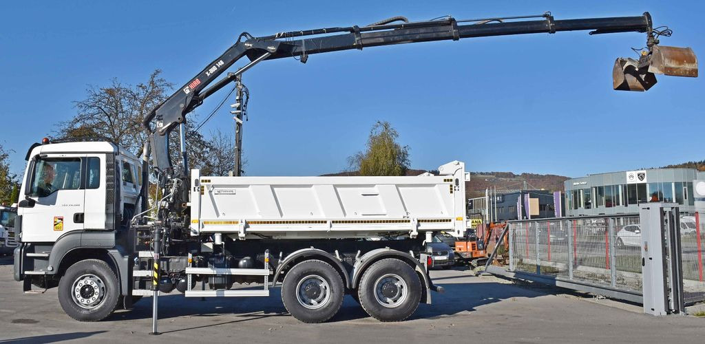 Tippbil, Kranbil MAN TGS 33.360 *KIPPER 4,80m *HIAB X-DUO 148 B-3*6x4: bilde 6