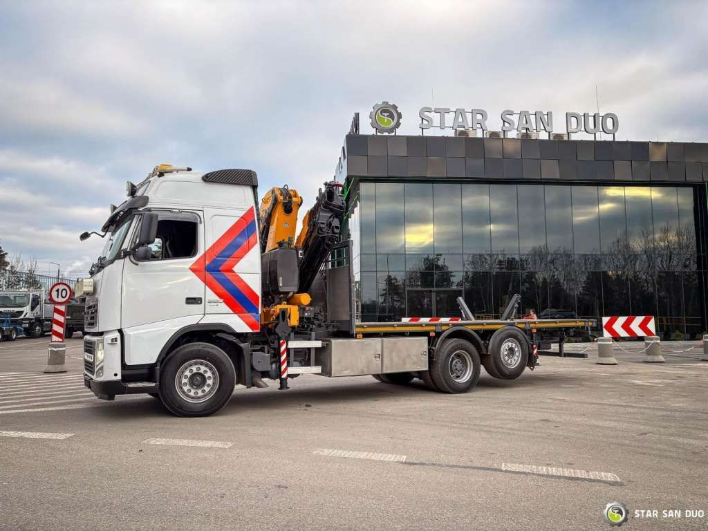 Kranbil, Planbil Volvo  FH 16 520 6x2 EFFER 370 Winch Crane Kran: bilde 7