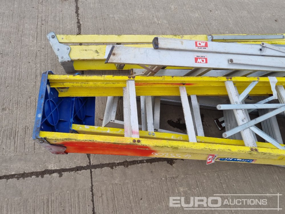 Anleggsmaskiner Fiberglass Step Ladders (3 of), Aluminium Step Ladders (2 of): bilde 10