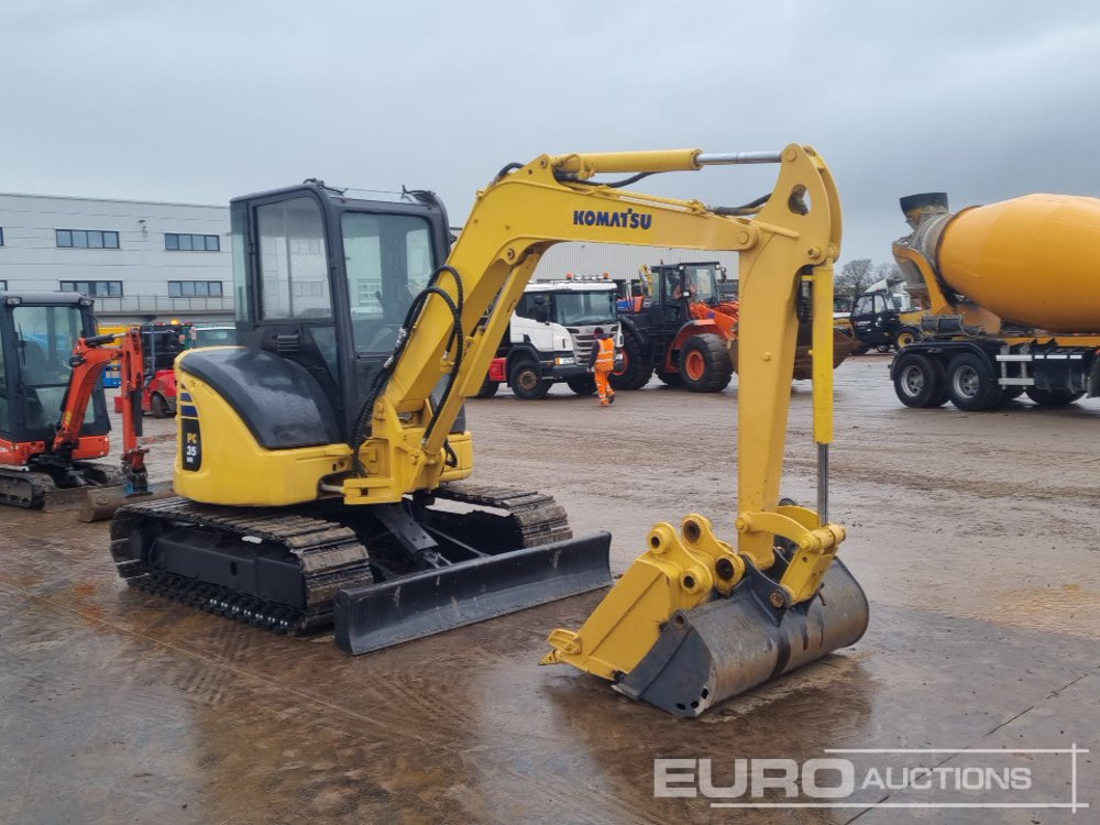 Minigraver Komatsu PC35MR-2: bilde 7