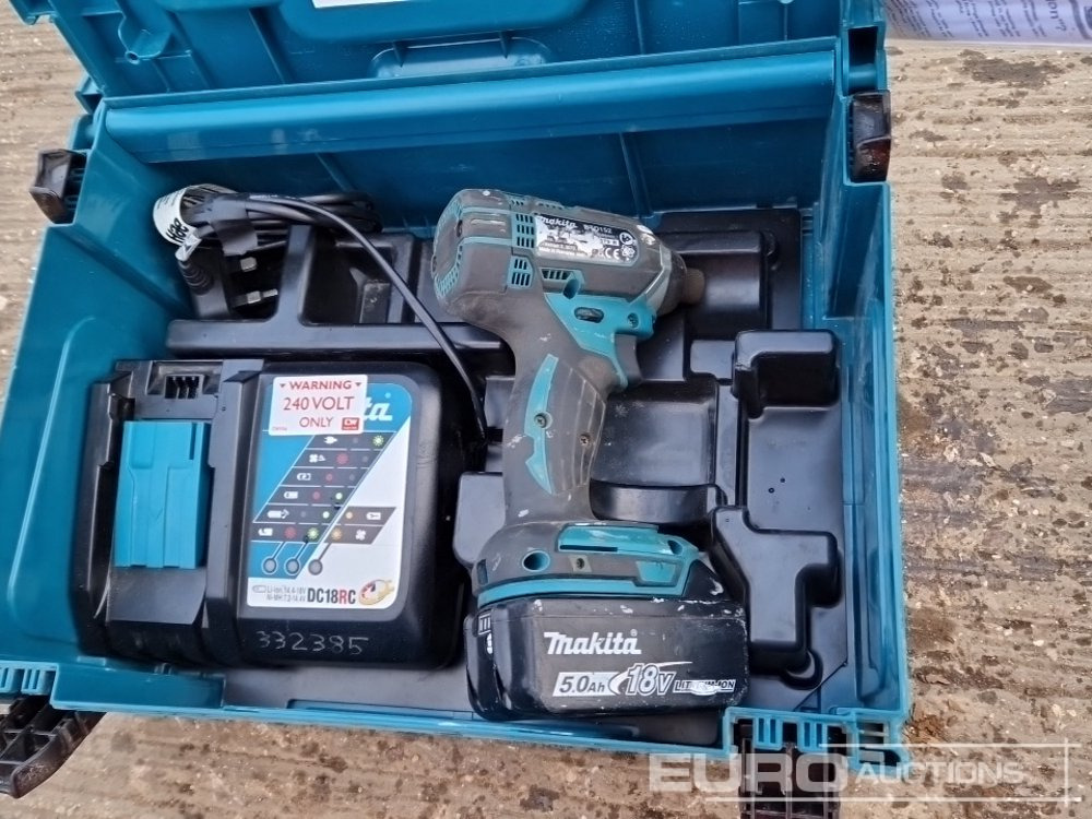 Anleggsmaskiner Makita 110Volt Impact Gun, 110Volt Hammer Drill, Battery Impact Gun (2 of), Battery Hammer Drill, Spectra Laser Level: bilde 23