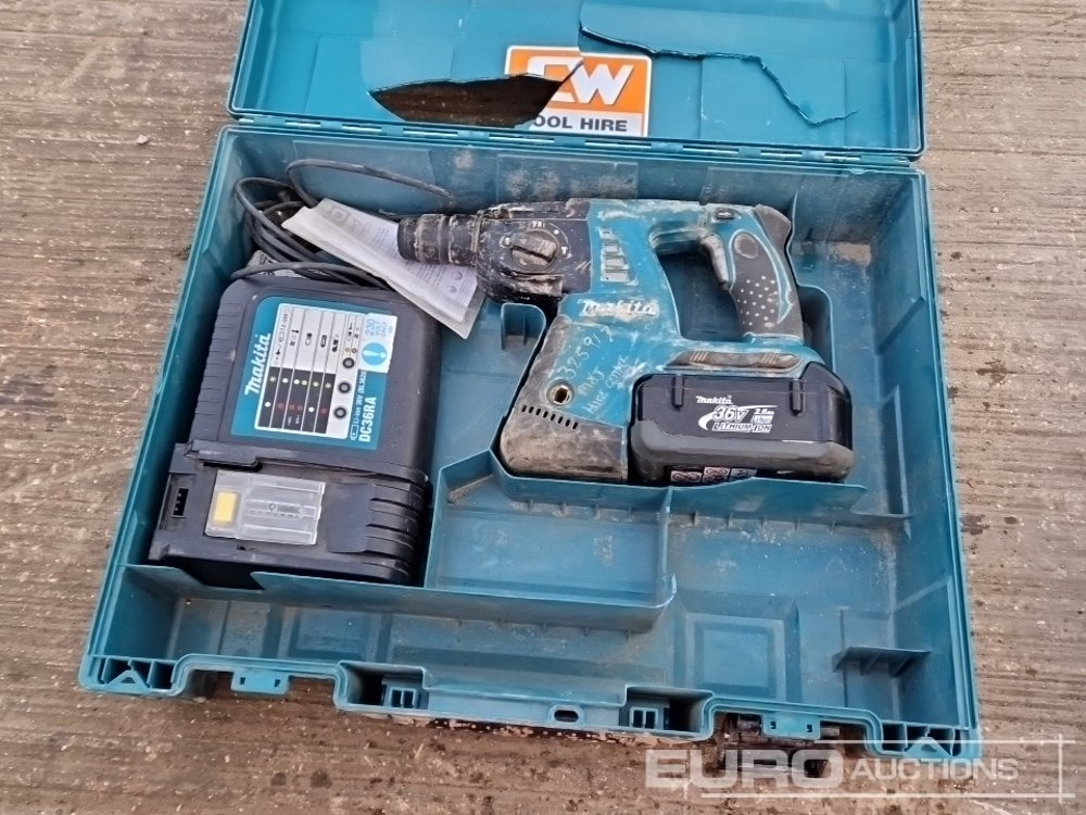 Anleggsmaskiner Makita 110Volt Impact Gun, 110Volt Hammer Drill, Battery Impact Gun (2 of), Battery Hammer Drill, Spectra Laser Level: bilde 14