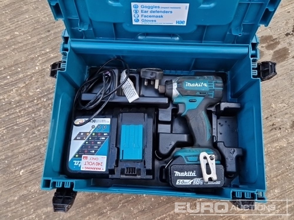 Anleggsmaskiner Makita 110Volt Impact Gun, 110Volt Hammer Drill, Battery Impact Gun (2 of), Battery Hammer Drill, Spectra Laser Level: bilde 7