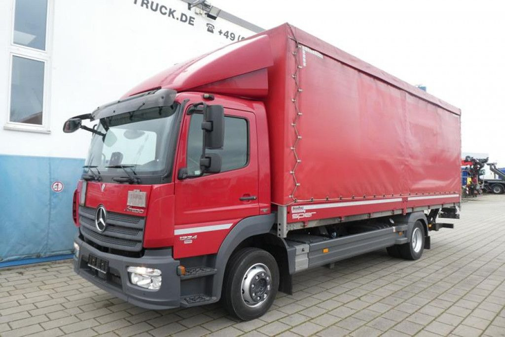 Planbil Mercedes-Benz Atego 1224 L  Pritsche LBW LWB 1.5to, Tautliner: bilde 6